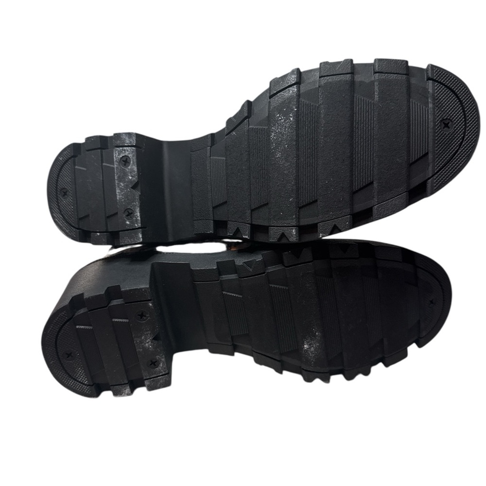 Stylish Sugar Black and White Women's Houmdstooth Boots - Picture 3 of 3